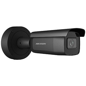 Hikvision DS-2CD2646G2-IZS Pro Series AcuSense IP66 4MP IR 60M IP Bullet Camera, 2.8-12mm Motorized Varifocal Lens, Black