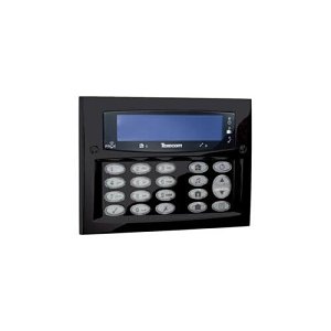 Texecom DBD-0130 Premier Elite Series, 32-Character LCD Display Programmable Keypad with TouchtOne Backlit Keys, Built-in Proximity Tag Reader Wall Mount, Black