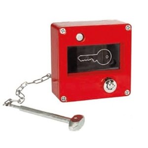 Eaton Series 1493, Glass Break Key Box with Hammer, IP40, Changeover Tamper Contact