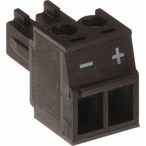 AXIS 5800-901 Two-Pin Male Connector A for Limited and Full IO Port, 3.81mm, 10-Pack