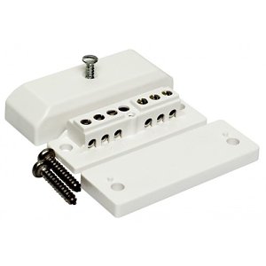 Alarmtech JB 6 Junction Box, 6 Terminals, 2 Anti-Tamper SWitch Connection, White