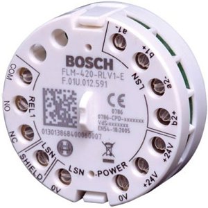 Bosch FLM-420-RLV1 Relay Interface Module with 1 Relay Output, Built-in, Low Voltage
