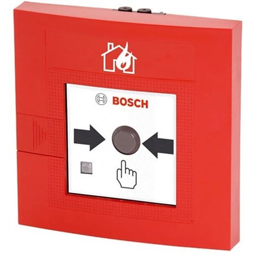 Bosch FMC-210-DM Analogue Addressable Manual Call Point for Indoor Use, Indirect Alarm Triggering Type B, Red