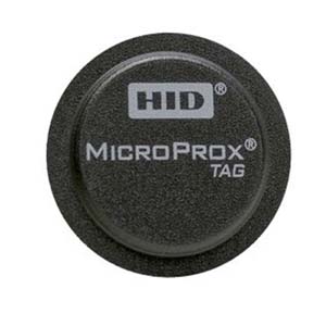 HID 1391 MicroProx Series Programmable Proximity Keyfob, OR up to 38cm Supports 35 Bits Format, Grey, 100-Pack