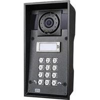 2N 9151101CW IP Force Series, 1-Button Intercom Door Station Module with Camera, IP69K12VDC, Black