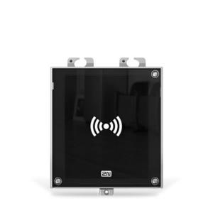 2N 9160342 Access Unit 2.0 Series RFID Reader, OR 10m, IP54, Surface and Flush Mount, Supports 13.56 MHz, Black