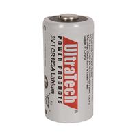 Ultratech CR123A Ultratech, 3V 1.5Ah Lithium Battery 